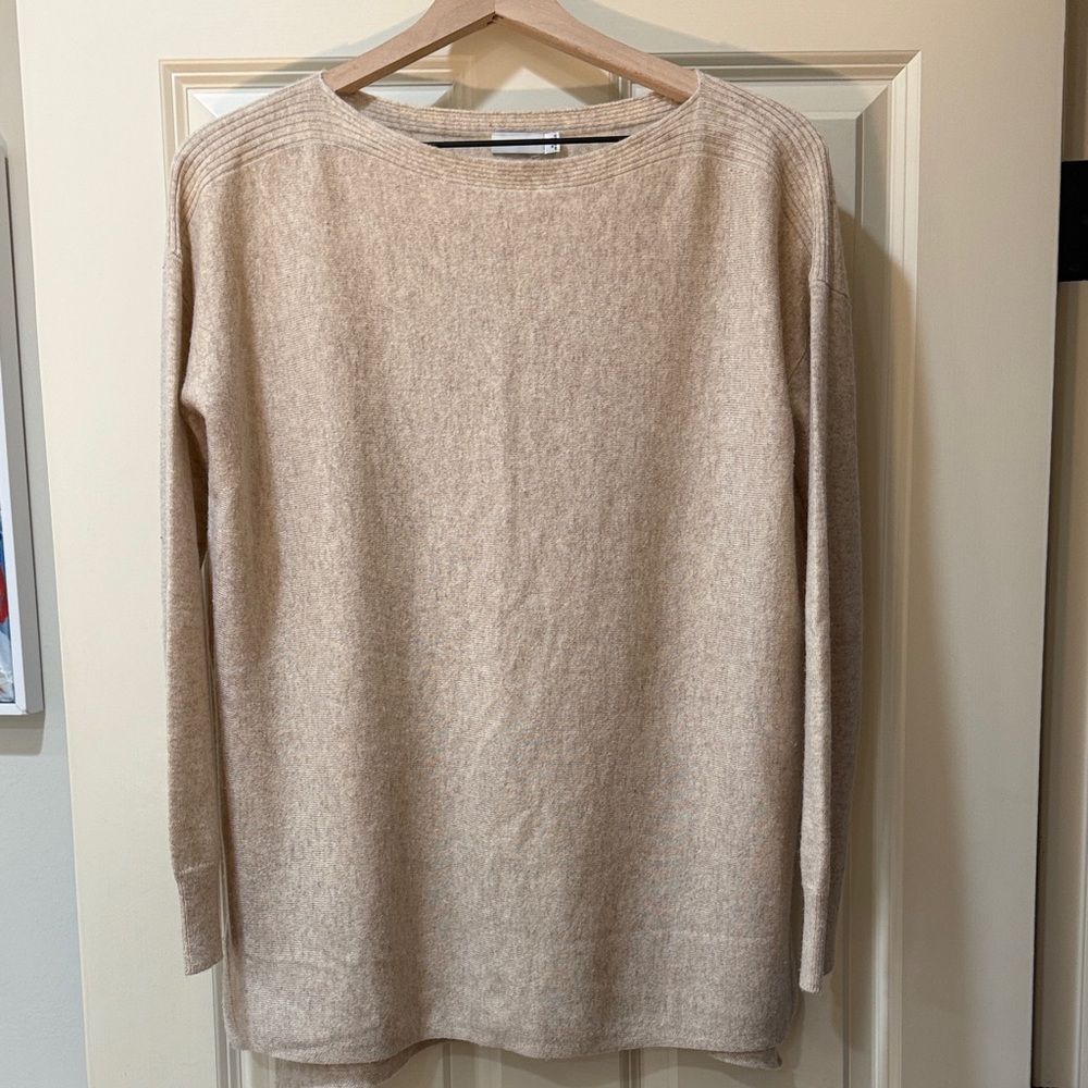 Vince Tan Crew Neck Cashmere Sweater